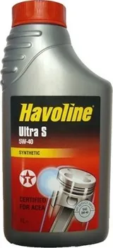 Motorový olej Texaco Havoline Ultra S 5W-40