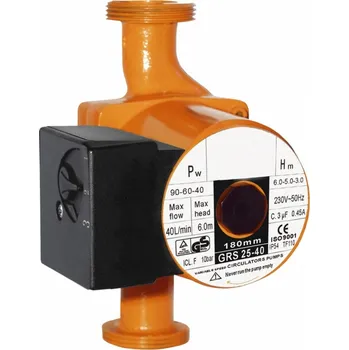 Oběhové čerpadlo AQUACUP GRS 25-40 200589 180 mm