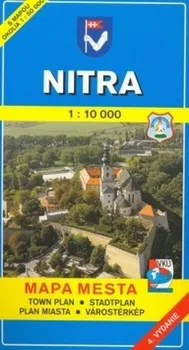 Nitra 1:10 000 Mapa mesta Town plan Stadtplan Plan