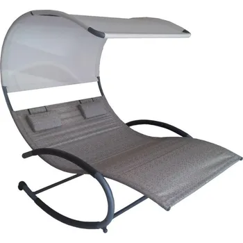 Vivere Double Chaise Rocker, siena