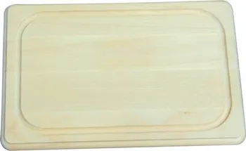 Kuchyňské prkénko Prkénko 35x25x1,9 cm s drážkou dřevěné
