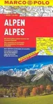 Alpy Alpen Alpes Alpi Alps 1:800 000