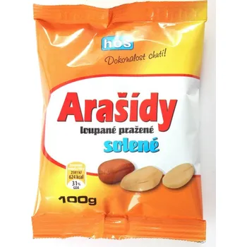 Hos Arašídy loupané pražené solené 100 g