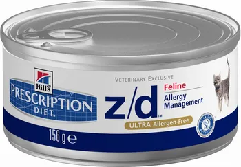 Krmivo pro kočku Hill's Feline Prescription Diet z/d Ultra Alergen Free konzerva 156 g