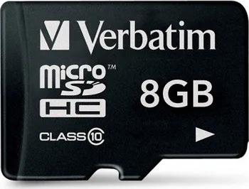 Paměťová karta Verbatim microSDHC 8 GB Class 10 (44012)