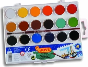 Vodová barva Barvy vodové JOVI průměr 18 barev