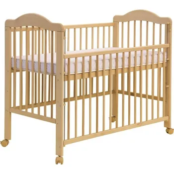 Dětská postýlka Scarlett Alek (buk) se stahovacím bokem