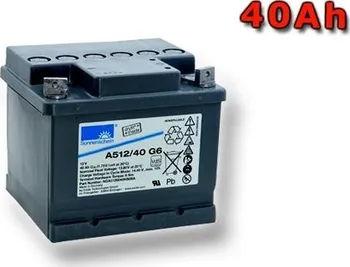 Záložní baterie Gelový trakční akumulátor SONNENSCHEIN A512/40 G6, 12V, 40Ah