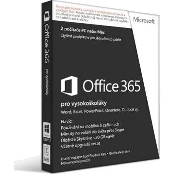Microsoft Office 365 pro vysokoškoláky 32-bit/x64 CZ