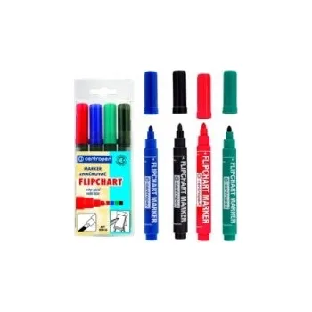 Centropen Flipchart marker 8550 sada 4 ks