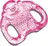 Farlin kousátko chladivé - opička, růžové