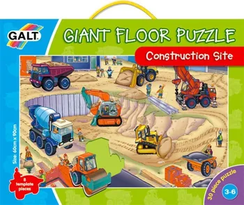 Puzzle Galt Velké podlahové puzzle – na staveništi