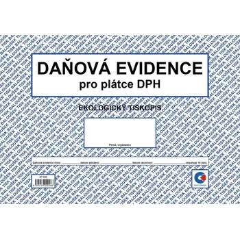 Baloušek Tisk ET330 daňová evidence pro plátce DPH A4 19 listů