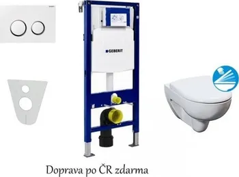 Geberit Duofix - Sada pro závěsné WC + klozet a sedátko Keramag 111.300.00.5 SKC