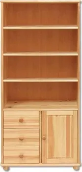 Knihovna Drewmax KW126 - Dřevěná knihovna 800 mm