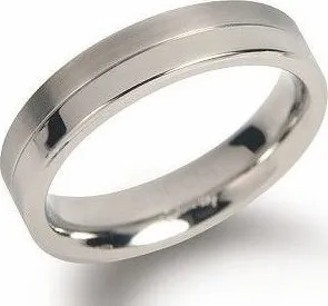 Prsten Boccia Titanium Snubní titanový prsten 0129-01 55 mm