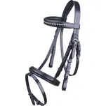 HKM Mini Shetty uzdečka kožená černá