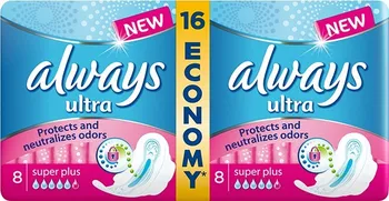 Hygienické vložky ALWAYS ULTRA SUPER PLUS DUO (16ks)