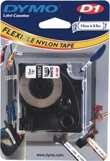 Pásek do tiskárny DYMO páska D1 speciální - flexibilní nylonová, 12 mm x 3,5 m, bílá