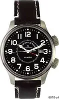 Zeno Watch Basel 8575-a1 Pilot Oversized Alarm Automatic