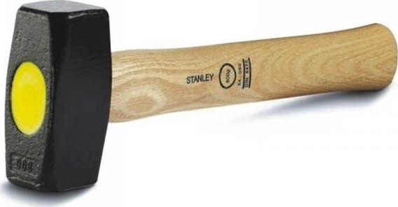 Massette Stanley 1-54-051 - Poids 1000 G - Tête Acier Trempé - Conforme Norme DIN 6475 - Pour Travaux De Frappe