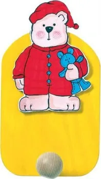 Věšák Věšák medvěd v pyžamu -1 háček 