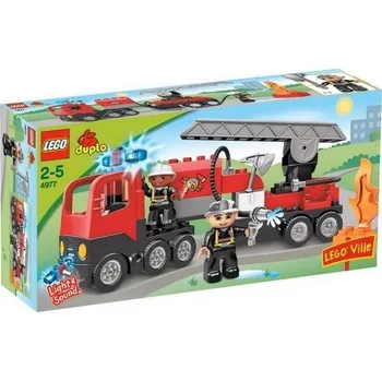 Stavebnice LEGO Recenze LEGO Duplo 4977 Hasičské auto