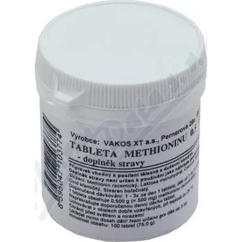 Vakos Tableta methioninu 0,5 CSC 100 ks