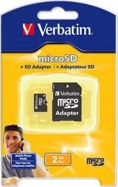 Verbatim Micro Secure Digital HC Class4 Card 8GB