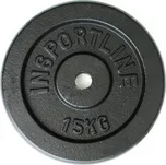 inSPORTline Závaží 15 kg ocelové