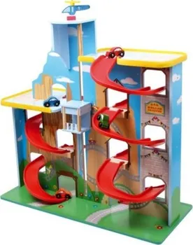 Dřevěná hračka Legler parkovací dům vysoký 70 cm