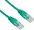 Síťový kabel 4World Síťový kabel RJ45, s krytkou, Cat. 5e UTP, 5m, Zelený
