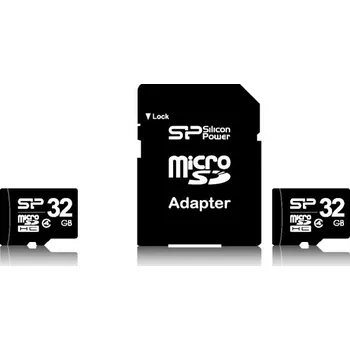 Paměťová karta TEAM 32 GB micro SDHC Class 4 SD adaptér