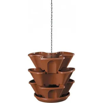 Květináč Nohel Garden Závěsná kaskáda plastová 3 ks