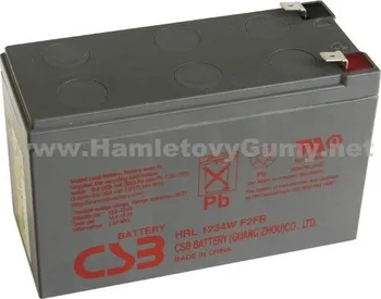 Záložní baterie Záložní akumulátor CSB HRL1234WF2 (12V 9Ah 130A)