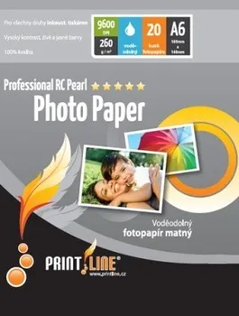 Fotopapír Fotopapír PrintLine A6 Professional