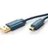 Video kabel ClickTronic USB2.0 A-B mini 5pinů 1,5 m
