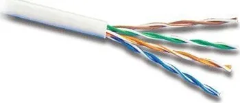 Síťový kabel PremiumCord TP Kabel 4x2,lanko UTP Cat5e AWG24,čistá měď 305m zelený
