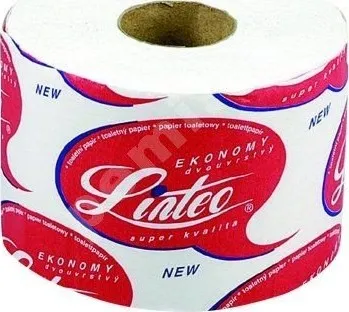 Toaletní papír LINTEO satin economy 1000 útržků 2vrstvý