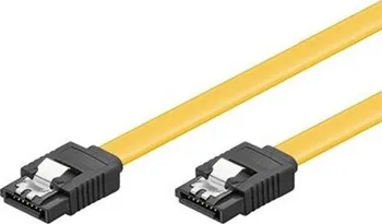 Kabel do PC PremiumCord 0,7m SATA 3.0 datový kabel 1.5GBs / 3GBs / 6GBs, kov.západka