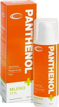 Masážní přípravek Topvet Panthenol+ Mléko 11% 200 ml