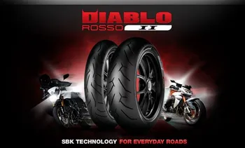 Moto Pirelli 160/60 ZR 17 M/C (69W) TL Diablo Rosso II