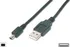 Datový kabel DIGITUS USB A samec na B-mini 4pin samec, 2x stíněný, 1,8m (AK-300107-018-S)