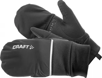 Cyklistické rukavice Rukavice Craft Hybrid Weather černá XS