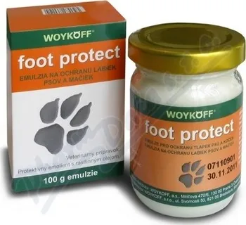 Kosmetika pro psa Foot protect emulze 100g Woykoff