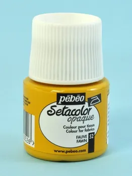 Speciální výtvarná barva Barva na textil PÉBÉO SETACOLOR TRANSPARENT - černá 45ml