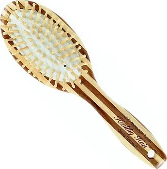 kartáč na vlasy Olivia Garden Bamboo Brush Healthy Hair Oval 3