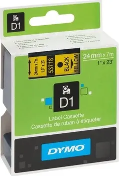 Pásek do tiskárny Páska Dymo 24mm x 7m černá/žlutá
