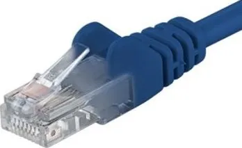 Síťový kabel PremiumCord Patch kabel UTP RJ45-RJ45 CAT6 10m modrá