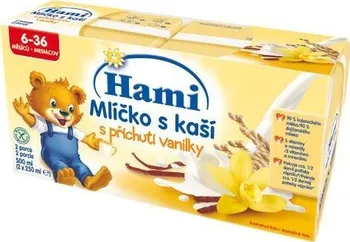 Dětská kaše Hami Mlíčko s kaší vanilka 500 ml